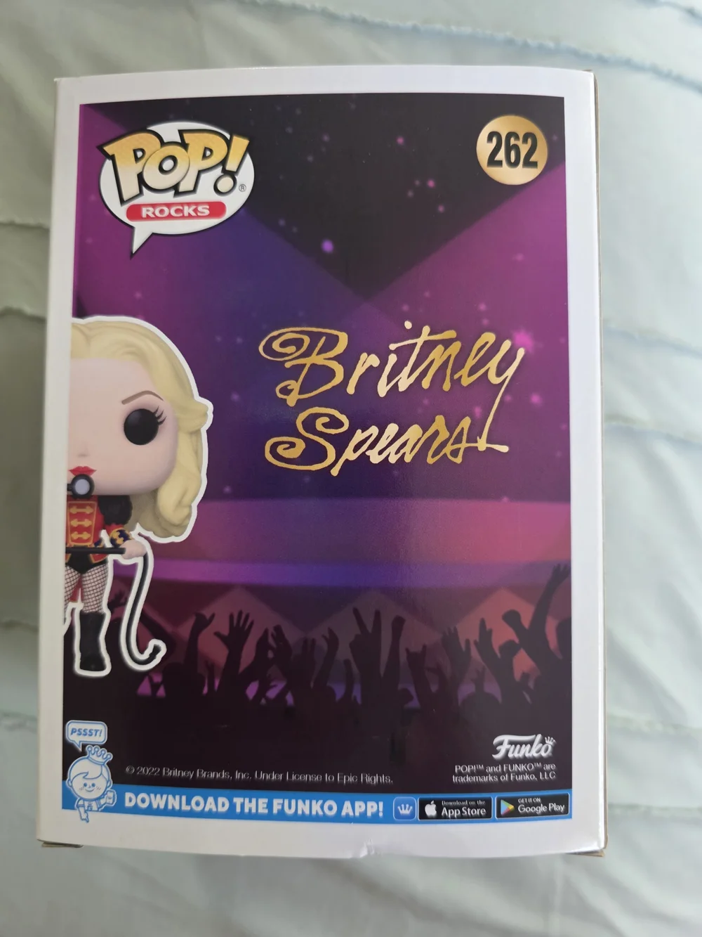 Funko Pop! Rocks Britney Spears #262 - Blonde Vinyl Figure